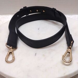 Black Strap 5 Eyelets Adjustable 38 1/2" -40 1/2" Long x 1" Wide #135-35